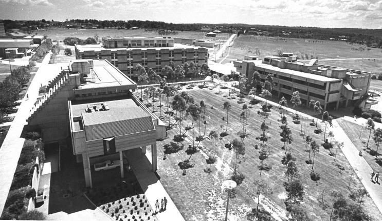 Overlooking Central Courtyard - year unknown