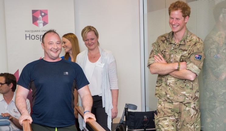 Macquarie University Hospital welcomes visit from Prince Harry
