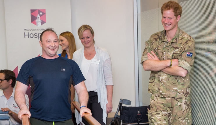  Macquarie University Hospital welcomes visit from Prince Harry