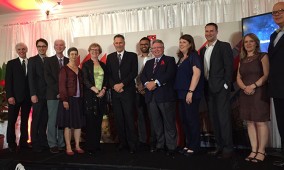 Group photo of The Macquarie Research Excellence Awards