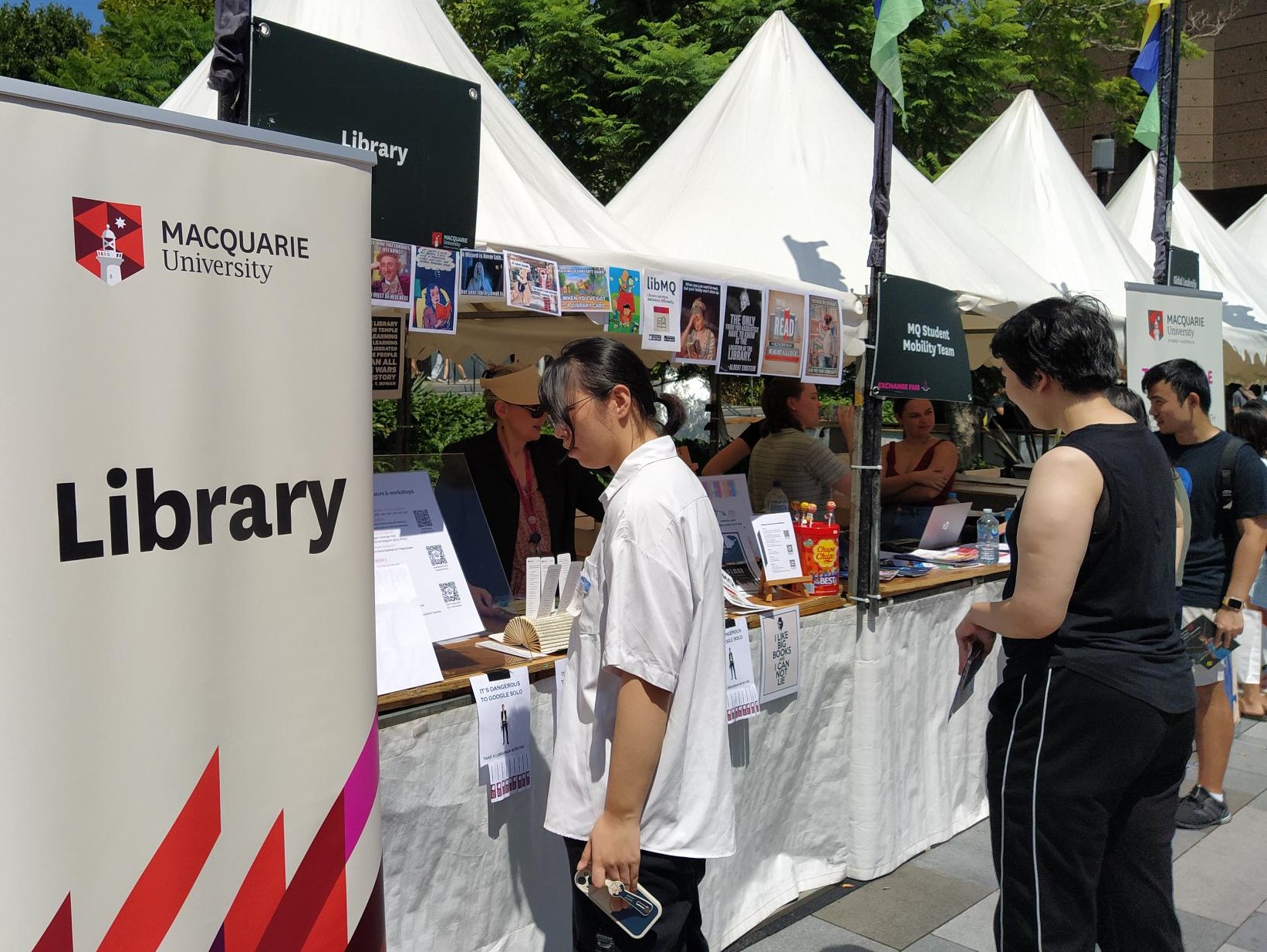 Library orientation stall