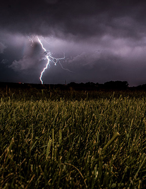 A thunderstorm - image by Eugene Triguba on Unsplash
