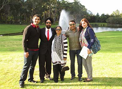 Adesh at Macquarie University lake