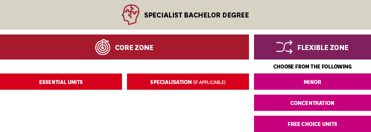 Enrolment Diagram - Specialist Bachelor Degree