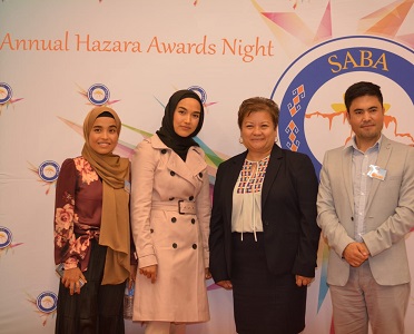 Loy Lising was one of the keynote speakers at the 4th Annual Hazara Awards Night