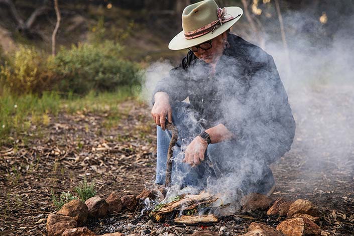 Preparation of bush foods 