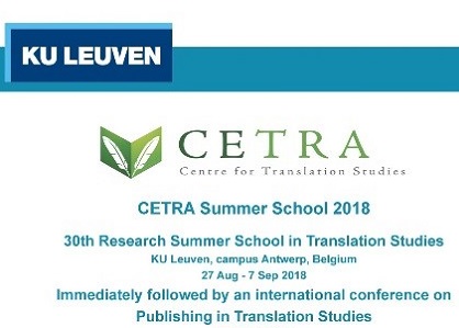 KU Leuven and Macquarie University partner to offer the 2018 CETRA Research Summer School