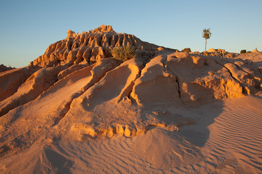Photograph of Orange Desert at Lake Mungo