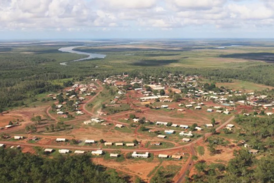 areal shot of Wadeye