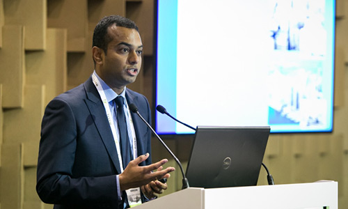 Kaushik Sridhar speaking 