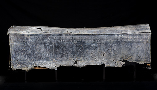 Lead coffin dated to the Roman Era