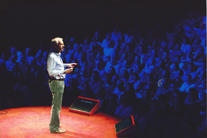 Andrew Park speaking at TedX Sydney