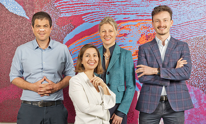 PERC Resilience Team – Dr Eyal Karin, Prof Monique Crane, Kirsty Bucknell and Seth Coetzee