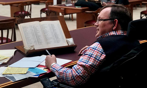 Adam Johnston photo credit in the State Library of NSW