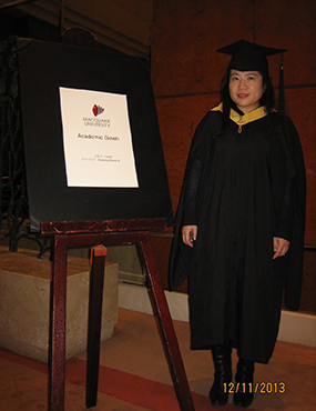 Ines Liu graduation photo